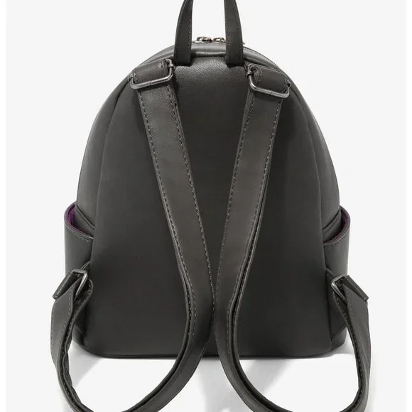 Loungefly Disney Villains Mini Backpack Villain Characters Roses Floral Bag - Picture 2 of 3